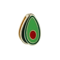 Charm avocat doré avec émail vert pour accessoires de bracelet keeper 10mm - 17-Green Gold