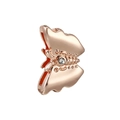 Rose gold butterfly charm with zircon for 10mm keeper bracelets and necklaces - Hollow Butterfly Rhinestone (20)
