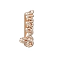 Rose gold 'dream' charm slide for 10mm stainless steel keeper mesh bracelets - Dream Script Shape (22)