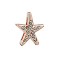 Charm a forma di stella marina in oro rosa con micro-pave di zirconi bianchi - Stile Stella Marina Pavé (21)