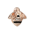 Charm a forma di ape oro rosa con smalto nero e zirconi per accessori bracciali DIY - Stile Ape Smalto Colorato (23)
