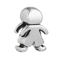 Charming silver cartoon boy bead for DIY jewelry charm bracelets and accessories - Cute Boy Figure (028)