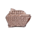 Roségoldener Kreuzfahrtschiff-Charm für DIY-Armbänder mit detaillierten Kabinen - Exquisite Kreuzfahrtschiff-Form (029)