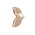 Rose gold angel wing charm with heart for 10mm DIY stainless steel slide bracelets - Angel Wing Heart (26)