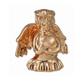 Charm angelo in oro rosa con ali e cuore per creazione gioielli fai-da-te - Angelo Oro Rosa (019)