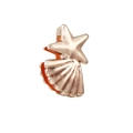 Rose gold starfish and seashell charm for 10mm mesh bracelet and watch strap - Starfish and Shell (27)