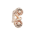 Rose gold bicycle charm for 10mm stainless steel mesh bracelet keeper jewelry - Vintage Bicycle (30)