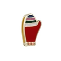 Charme de gant arc-en-ciel avec émail rouge pour bracelets DIY en acier inoxydable 10mm - 33-Multicolor