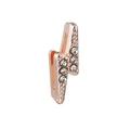 Charm a fulmine in oro rosa per bracciali da 10mm con zirconi incastonati - Stile Fulmine con Strass (37)