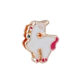 Charm unicorno oro rosa con smalto colorato per bracciale mesh da 10mm fai-da-te - Stile Unicorno Smalto Colorato (41)