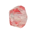 Pink faceted crystal bead for DIY charm bracelets featuring a large center hole - Normal Specification / Pink