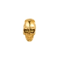 Polished gold skull pendant necklace accessory for men with intricate metal carving - Pendant Only (Without Chain) / Gold Pendant Only (GX2709J)