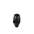 Pendentif tête de mort noir mat en acier titane style hip-hop pour hommes - Pendentif Seul (Sans Chaîne)