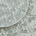 Perles rondes en verre transparent 8mm pour la fabrication de bijoux DIY et colliers - Perle gelée (A47)