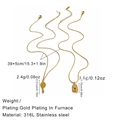 Gouden 316L roestvrijstalen ketting met rooshanger en hemelse sleutelhanger set - Roos en Sleutel Ketting Combinatie