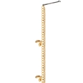 Cadena de pelo dorada multicapa con conchas naturales y horquilla negra estilo bohemio - Estilo Cadena Multicapa Oro Decoración Concha (13660A)