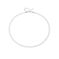 Collier maille serpent élégant en acier inoxydable argenté avec fermoir mousqueton - 4.0 / Argent
