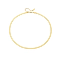Élégant collier chaîne serpent en acier inoxydable doré avec fermoir mousqueton - 4.0 / Or