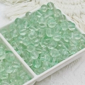 Macro de perles en verre vert clair de 6-10 mm pour la création de bijoux DIY - Style Vert Clair (A34) / 8mm (Moyen)