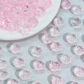 Vista macro di perle di cristallo sfaccettate rosa per la creazione di gioielli fai da te - Stile Luccicante 8mm / Rosa Chiaro (2#)