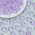 Macro di perle di vetro sfaccettate color lavanda per creazione di gioielli fai-da-te su sfondo - Stile Luccicante 8mm / Viola Freddo (6#)