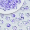 Dettaglio macro di perle di vetro sfaccettate viola sfumato per la creazione di gioielli - Stile Luccicante 8mm / Viola Chiaro (16#)