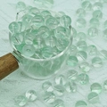 Lichtgrüne transluzente Glasperlen für DIY-Schmuck in einem kleinen Glasbehälter auf Spitze - Hellgrüner Stil (A54) / 10mm (Groß)