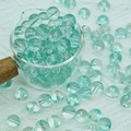 Perles en verre transparent bleu clair 10mm pour la création de bijoux DIY et artisanat - Style Cyan (A57) / 10mm (Grand)