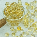Perles rondes en verre jaune transparent pour la création de bijoux DIY éclatants - Style Jaune d'Or (A60) / 10mm (Grand)