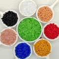 Perles cylindriques en forme de bambou couleurs assorties pour la création de bijoux - Bambou Couleurs Mixtes Aléatoires (J200# 4x8mm)