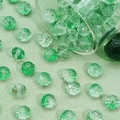 Sparkling green faceted glass beads for Christmas DIY bracelets and necklace making - Faceted Shiny Green (8mm-12#)