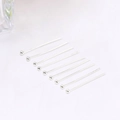 Set di 10 chiodini a testa a forma di 9 placcati in oro 18K per creazione gioielli fai da te - Colore Argento Sterling