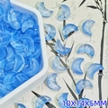 Blaue Mondsichel-Perlen für DIY-Schmuckherstellung in Größe 10x14x5mm - Mond-Stil (L625#) / 10x14x5mm / Blau