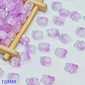 10mm lavender flower shaped resin beads for DIY traditional hairpins making - Light Purple (L347#)
