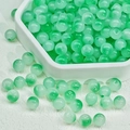 Translucent light green glass beads for DIY jewelry making and bracelet crafting - Emerald Green Gradient Double Color (A20#) / 8mm