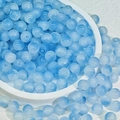 8mm light blue cat-eye glass beads for DIY jewelry making and handmade bracelets - 8mm / Sapphire Blue