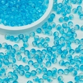 8mm-10mm light blue crackle glass beads for DIY jewelry making and bracelet crafting - 6mm / Blue Crackle