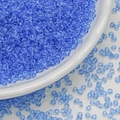 DIY jewelry 3mm transparent light blue glass seed beads for handmade bracelets - Sky Blue