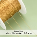 Macro detail of 0.2mm gold plated stainless steel rectangular chain on a 10m spool - Gold 0.2mm (C42901 - 10 Meters)