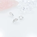 Zilveren micro-zirkonia afstandskralen voor DIY sieraden armbanden en kettingen - 8mm / Effen Zilver