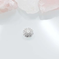 Distanziatore zircone a fuoco d'artificio per gioielli fai da te con finitura argento - 12mm / Argento