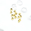 Hollow gold flower bead caps for DIY jewelry making and bracelet spacers accessories - Small / Six-Petal Flower Style (Style 3)