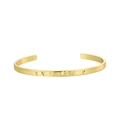 Adjustable golden open bangle with elegant cross patterns and sleek stripe engravings - Cross Pattern Horizontal Bar Style (Gold Etched Bracelet 7)