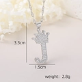 Détails des dimensions et du poids du pendentif lettre J argenté avec couronne - Pendentif Couronne Lettre J Argenté / Argent