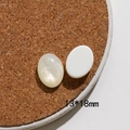 Vista dettagliata di cabochon ovali in resina madreperla 13x18mm per gioielli fai da te - Stile Ovale Piccolo (12x16mm)