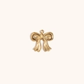 Pendentif noeud papillon en acier inoxydable plaqué or 14K avec une finition dorée chaude - Pendentif Noeud - Or