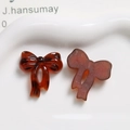 Comparaison détaillée entre nœuds en résine écaille brillante et marron mat pour DIY - Nœud / 1 Pièce