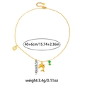 Dettaglio dei ciondoli a stella marina e delfino con misure e peso del gioiello - Collana con Pendente Delfino Girasole 0523