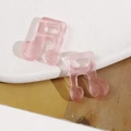 Rosa transparente Musiknoten-Anhänger aus Harz für DIY-Ohrringe und Haarschmuck-Deko - Rosa (Stil A)