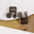 Ciondoli a nota musicale in resina grigio fumo per gioielli e accessori fai-da-te - Grigio (Stile A)